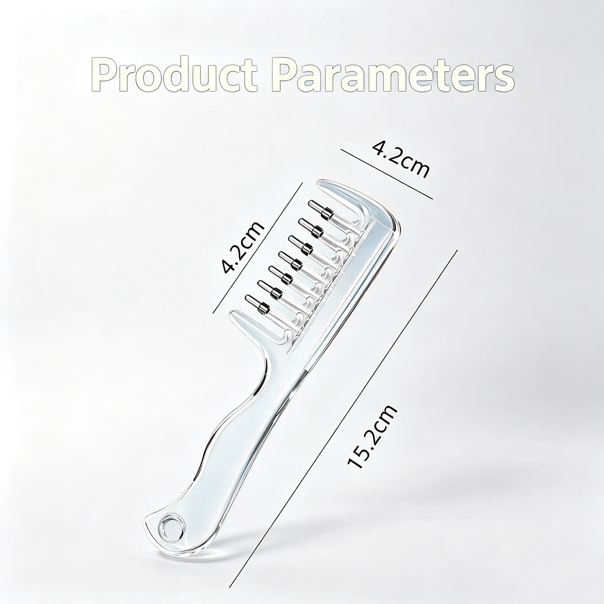 3-in-1 Scalp & Beard Oil Applicator Comb – Rolling Massage Teeth with Built-In Liquid Reservoir for Hair & Beard Care